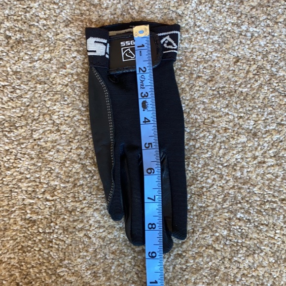 New SSG black cowboy leather roping glove right hand size small - Picture 8 of 8